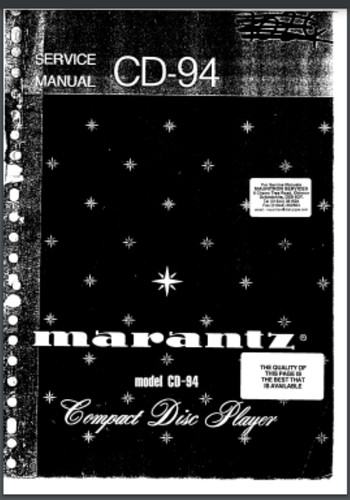 Marantz compact owners - marantz,