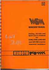 Kubota Tractor Mounted Backhoe for KMB, KMK, KMS180 & KM190 Workshop Manual