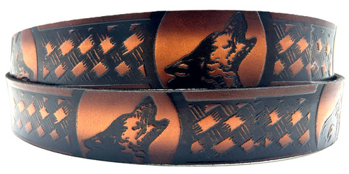 Wolf animal basket weave - wolf,