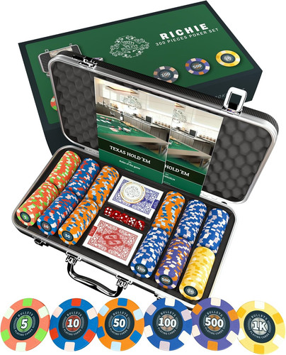 300 ceramic poker - poker, chips