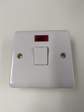 Double Pole Switch with Neon