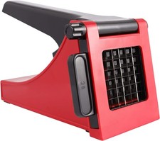 Geedel Manual Potato Chipper for Vegetables and Fruits, Professional Chip Red 