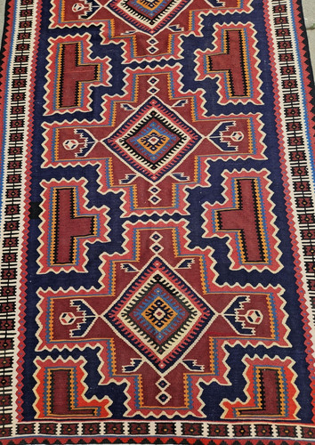 Vintage handmade turkish kilim - vintage,