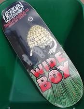 HEROIN SKATEBOARDS Shellraiser III Wide Boy Egg - Skateboard Deck - 10.75" Green
