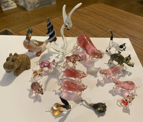 Lot miniature blown - of, 15