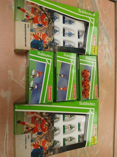 80s subbuteo soccer table - soccer,