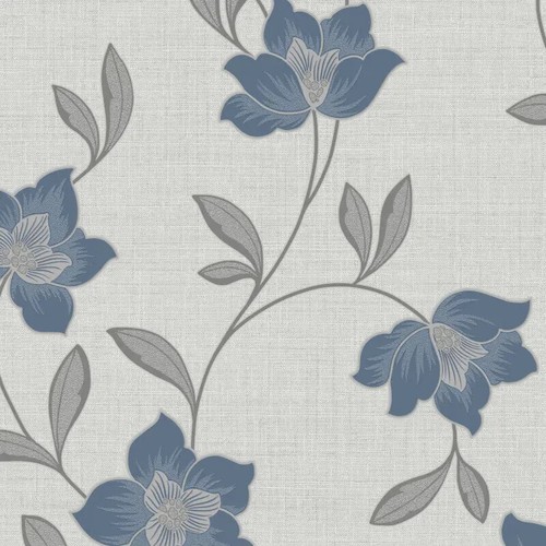 Fine decor larson navy - decor, navy/silver