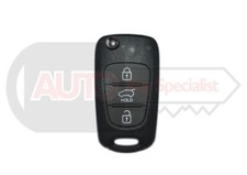 OEM 3 Button Flip Remote Key Fob Kia Ceed  (2012-2015), 433MHz, A2000