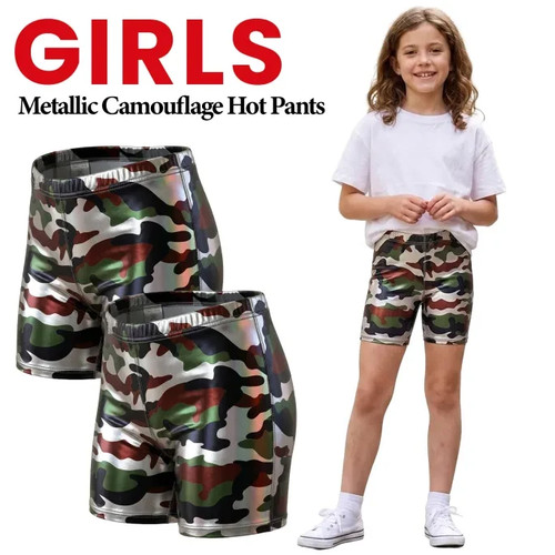 Girls metallic camouflage - metallic,