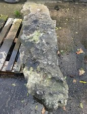 Stone gate posts - gate,