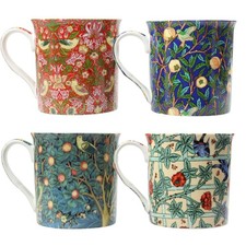 Set of 4 Fine China Tea Coffee