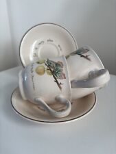 Arklow Pottery Noritake  The Country Diary Edwardian Lady 2  cups and  2 saucers