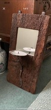 Antique Oak Mirror Candle