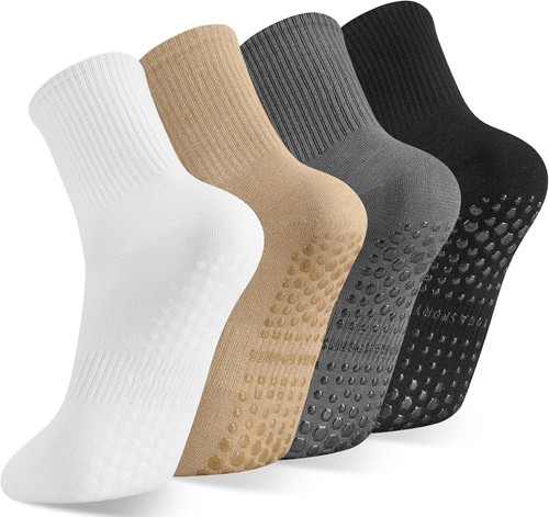 Pairs pilates grip socks - 4,