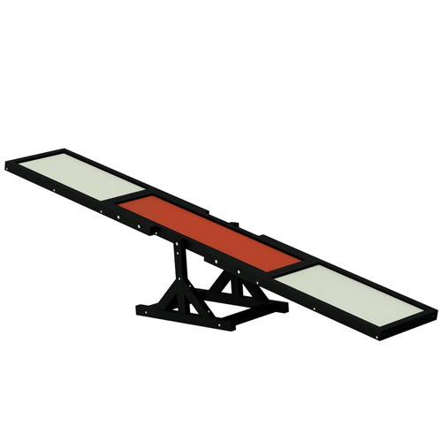 Pawhut wooden pet seesaw - pet,
