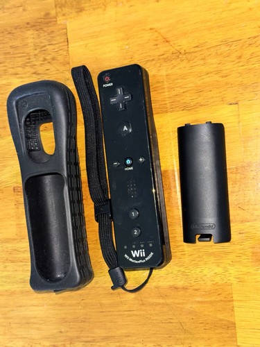 Official black nintendo wii - official,