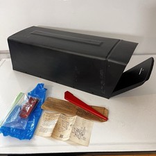 Vintage Mid-Century Mailbox Streamliner 315 New Old Stock! Wow 1950s Black