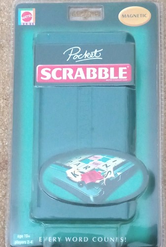 Mattel pocket scrabble - mattel,