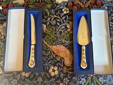 Aynsley Cake Slice + Knife in