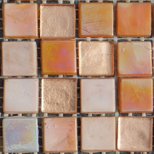 15mm glass mosaic tiles mixed - 15mm,
