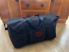 Mulberry HOLD-ALL/CLIPPER Bag 'Medium Sized' Lightweight Vtg. BLACK+BRANSTON GUC