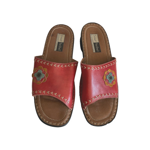 Josef seibel red leather - red, mules