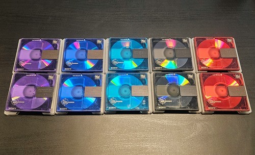 Sony colour minidisc - x,