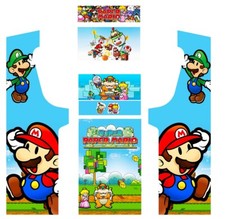 PaperMario Stickers for MAME Arcade Terminal Get Ready for the Race + BONUS
