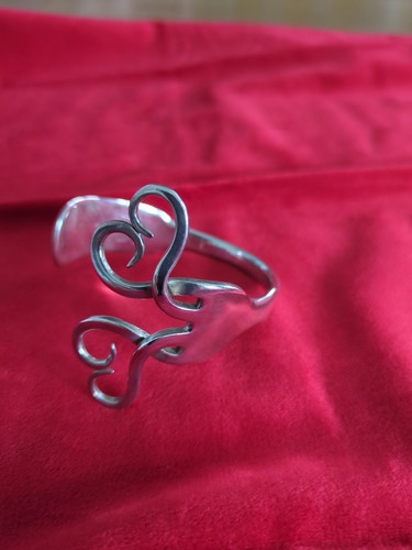 Sterling silver bangle made - silver,