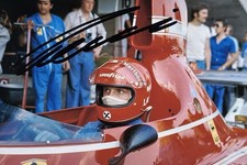 NIKI LAUDA HAND SIGNED 6X4 F1