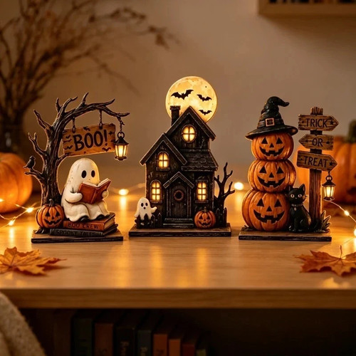 3pc halloween decor - 3pc,