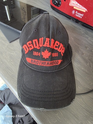 Dsquared2 black baseball cap - black,
