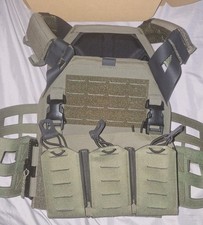 Warrior Assault Systems V2 Lasor Cut Plate Carrier, Ranger Green New with tags