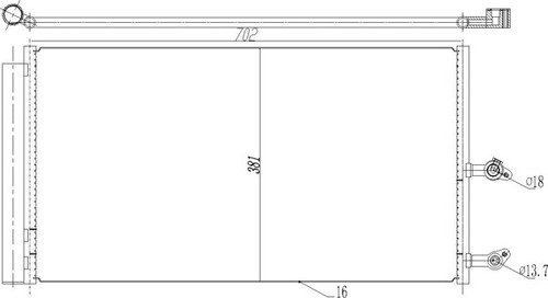 Hart 623 861 condenser air - 861,