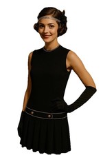 Vtg Flapper Dress Downton