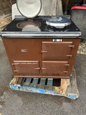 Vintage Solid Fuel Fully Working AGA 2 Oven, Cream, Cooker, Domestic Hot Water