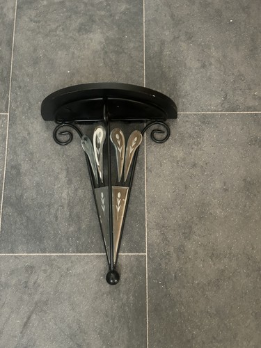 Corbel mirrored metal display - corbel,