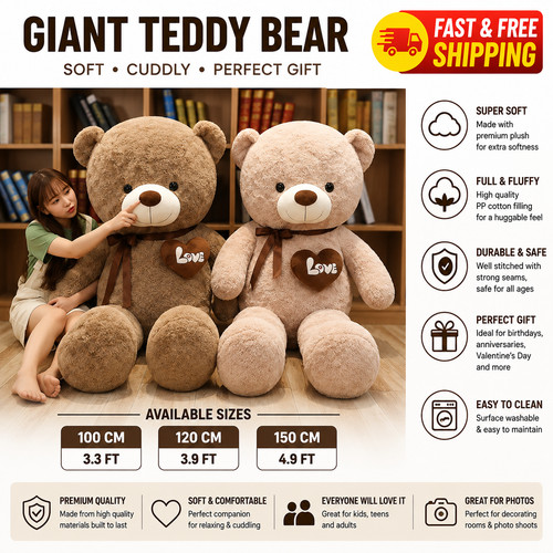 Large teddy bear giant - teddy,
