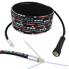 5-30m Drain Cleaning Hose Steel 250bar M22 NOZZLE for Pressure Washer KARCHER 