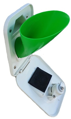 Caravan toilet flush filler - flush,