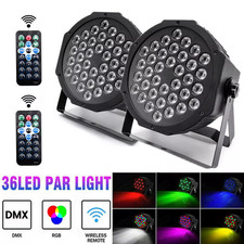 2PCS LED Stage Lights 36 RGB