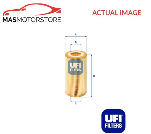 Engine oil filter ufi 2500100 - ufi,