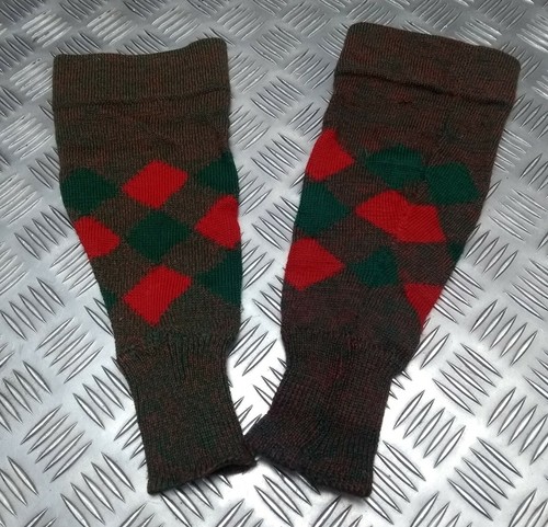 Footless kilt hose regimental - footless,