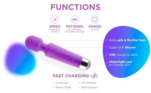 Purple wireless full body - purple,