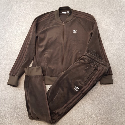 Adidas tracksuit set brown - adidas, 14