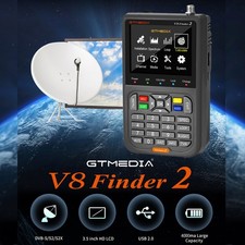 V8 Finder 3.5" LCD DVB-S/S2/S2X Digital Satellite Signal Strength Meter For Sky