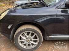Porsche Cayenne Wing Fender Front Left 2004 SUV 4/5dr 955 LC9Z Black (02-07)