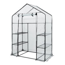 NEW! 3-Tier 4 Shelf Mini Walk-in Growhouse Garden Greenhouse