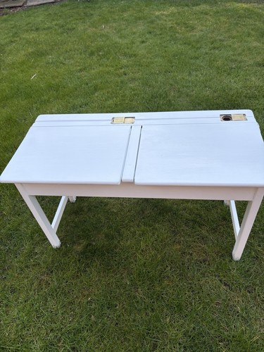 Vintage wooden double school - vintage,