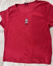 Vintage Raleigh Bicycles Logo Women’s Red T-Shirt Size XL Bike